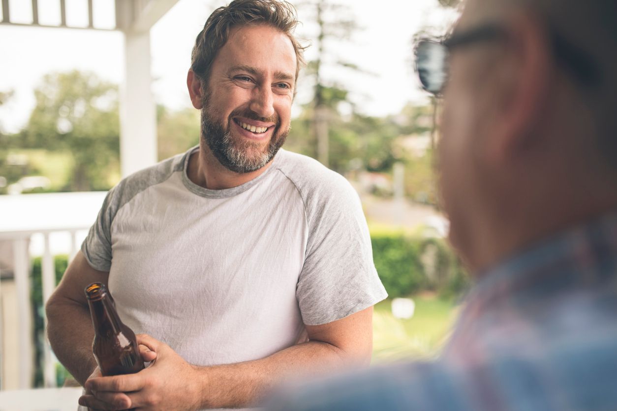 Male friendship moving from enjoyable to resourceful