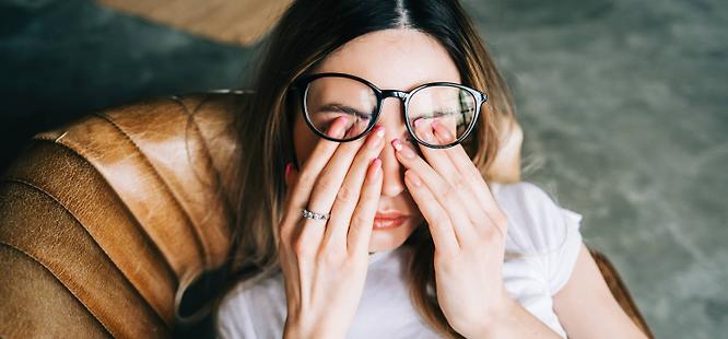 Tired woman who needs better sleep