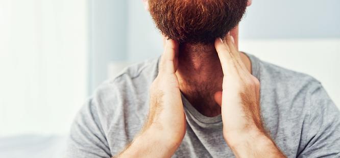 Man with strep throat visit urgent care