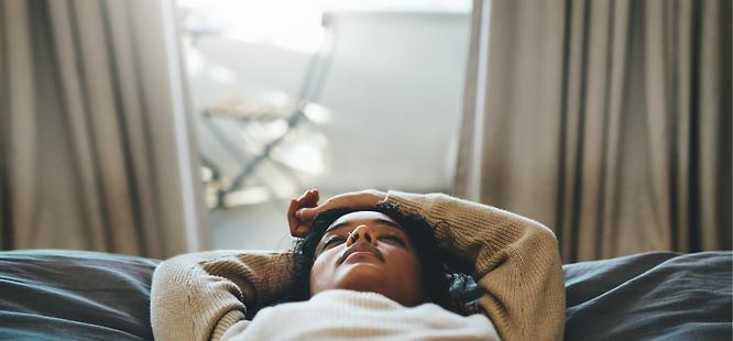 Woman suffering from chronic inflammation