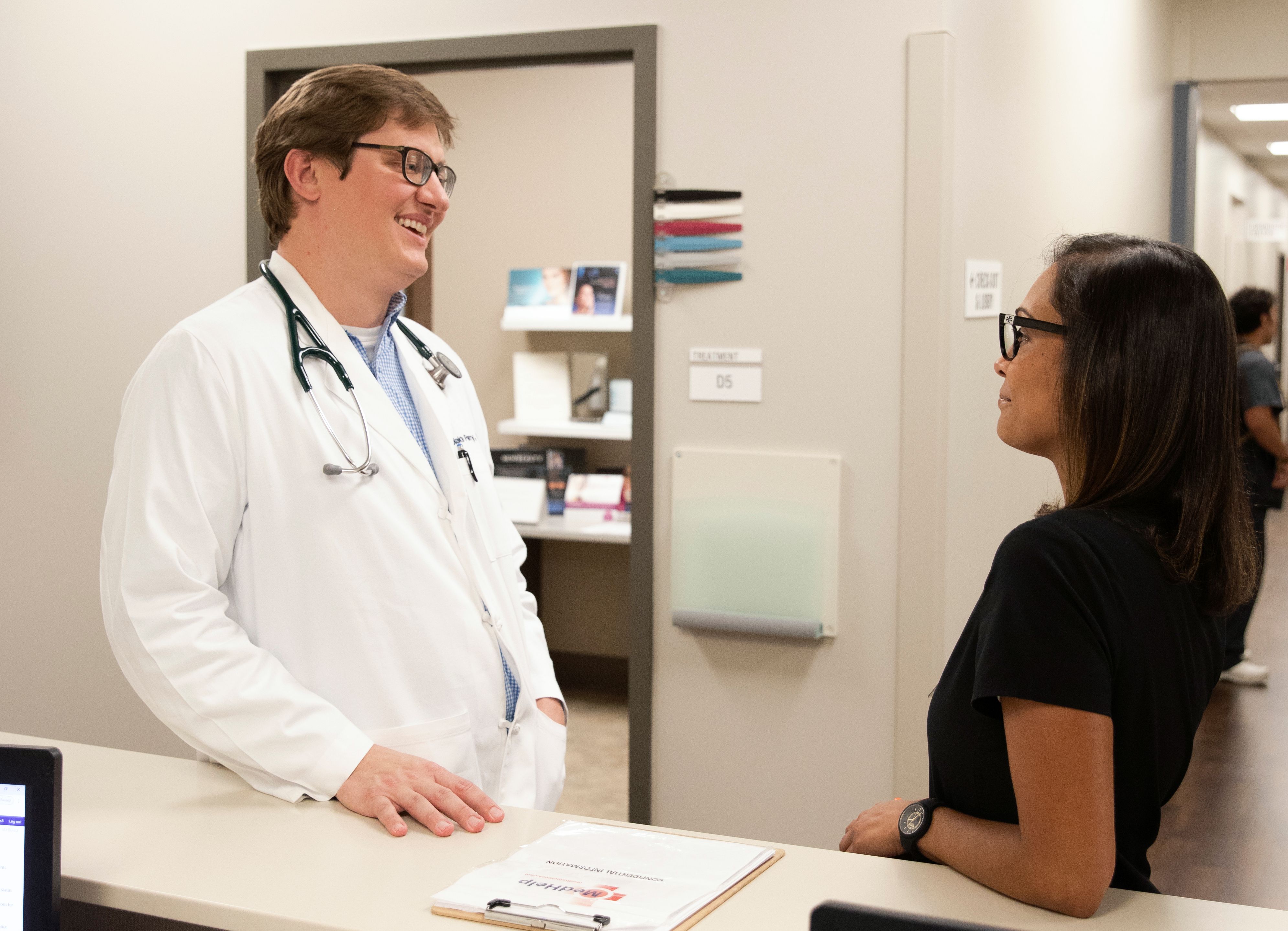Dr blake perry and nurse at medhelp