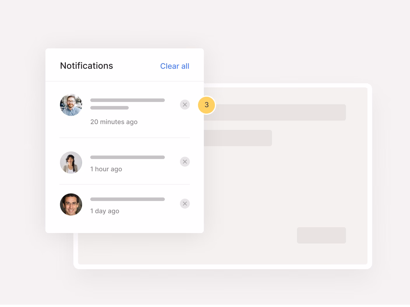 Feature notifications