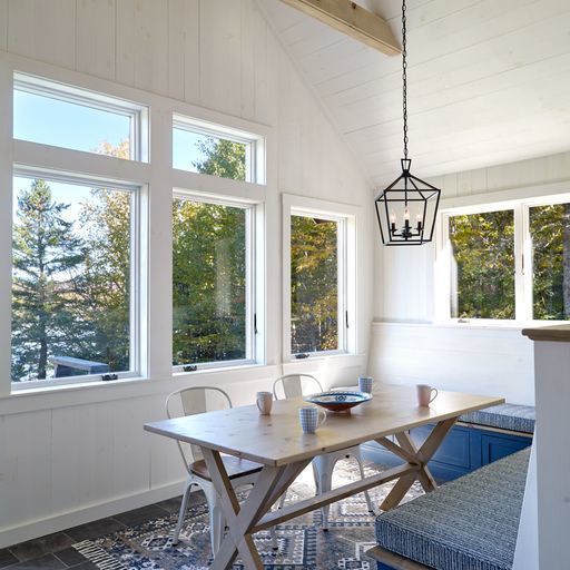 Breakfast room and mudroom addition (interior)