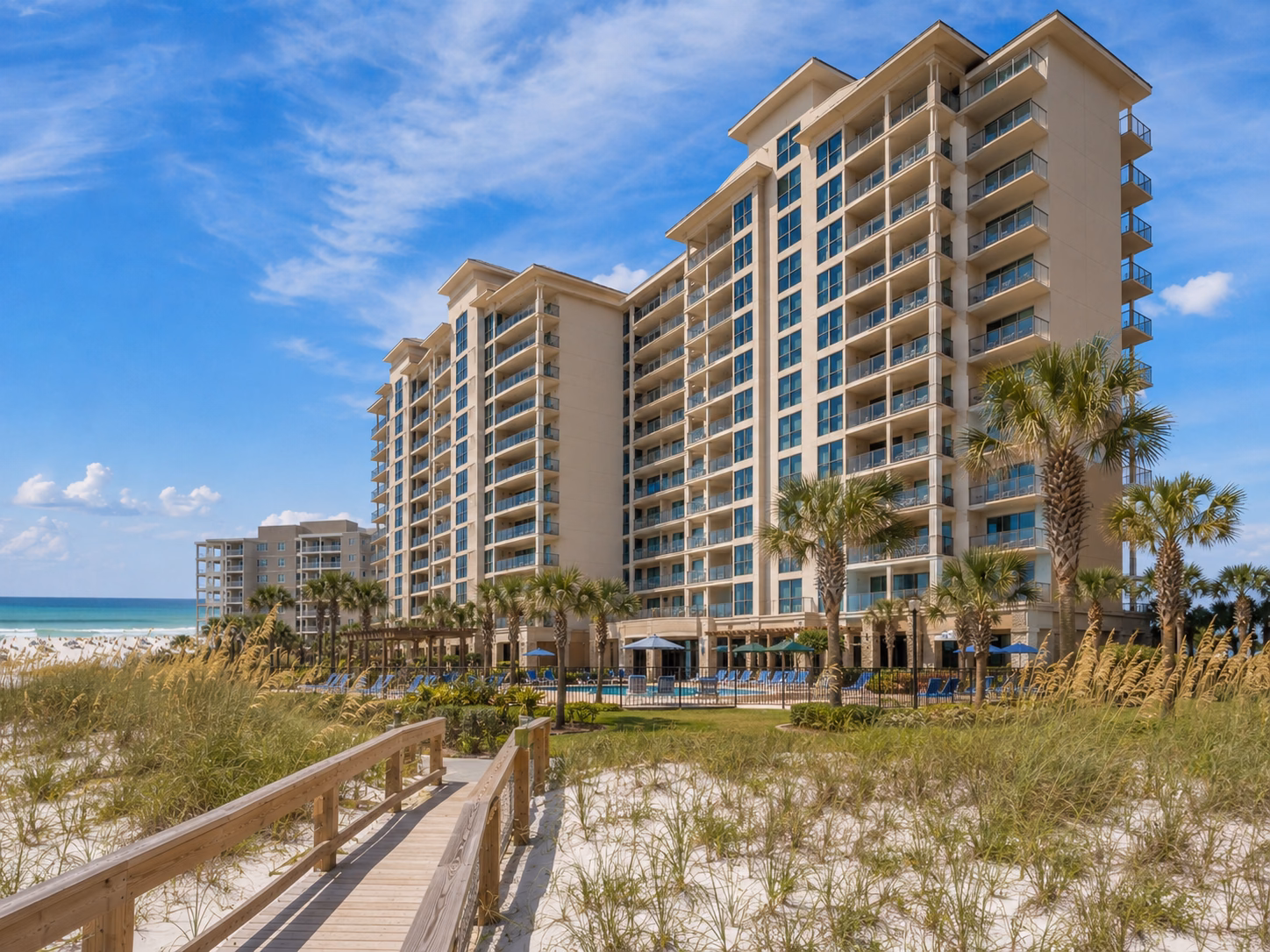 Established condominium properties along the Alabama Gulf Coast.