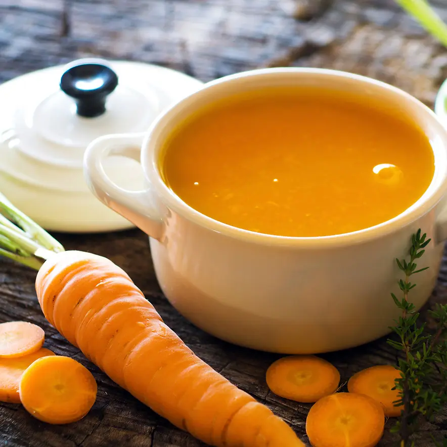 Carrot Puff Dried Application