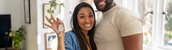 Family happy after a good closing at south oak title