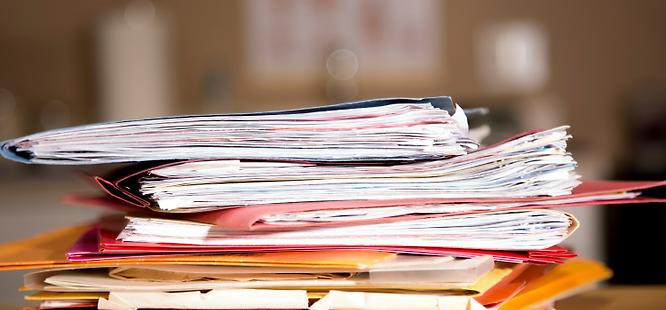 Files for real estate closing