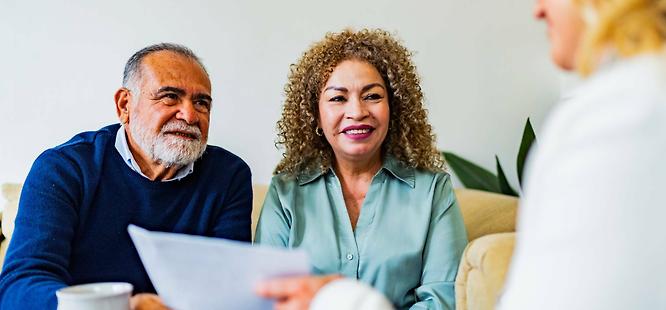 Real estate agent protecting clients from real estate fraud