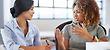 Real estate agent working with her title company on a difficult closing