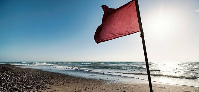 Red flag for real estate transaction