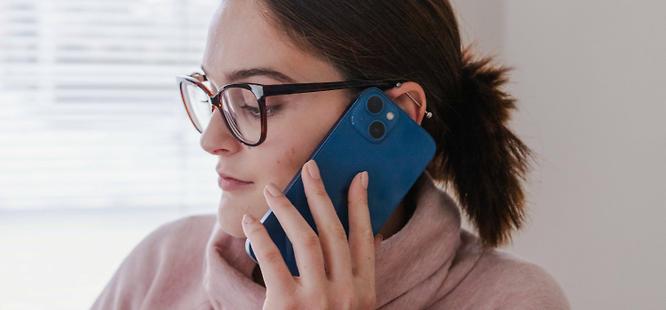 Woman calling to make a title insurance claim